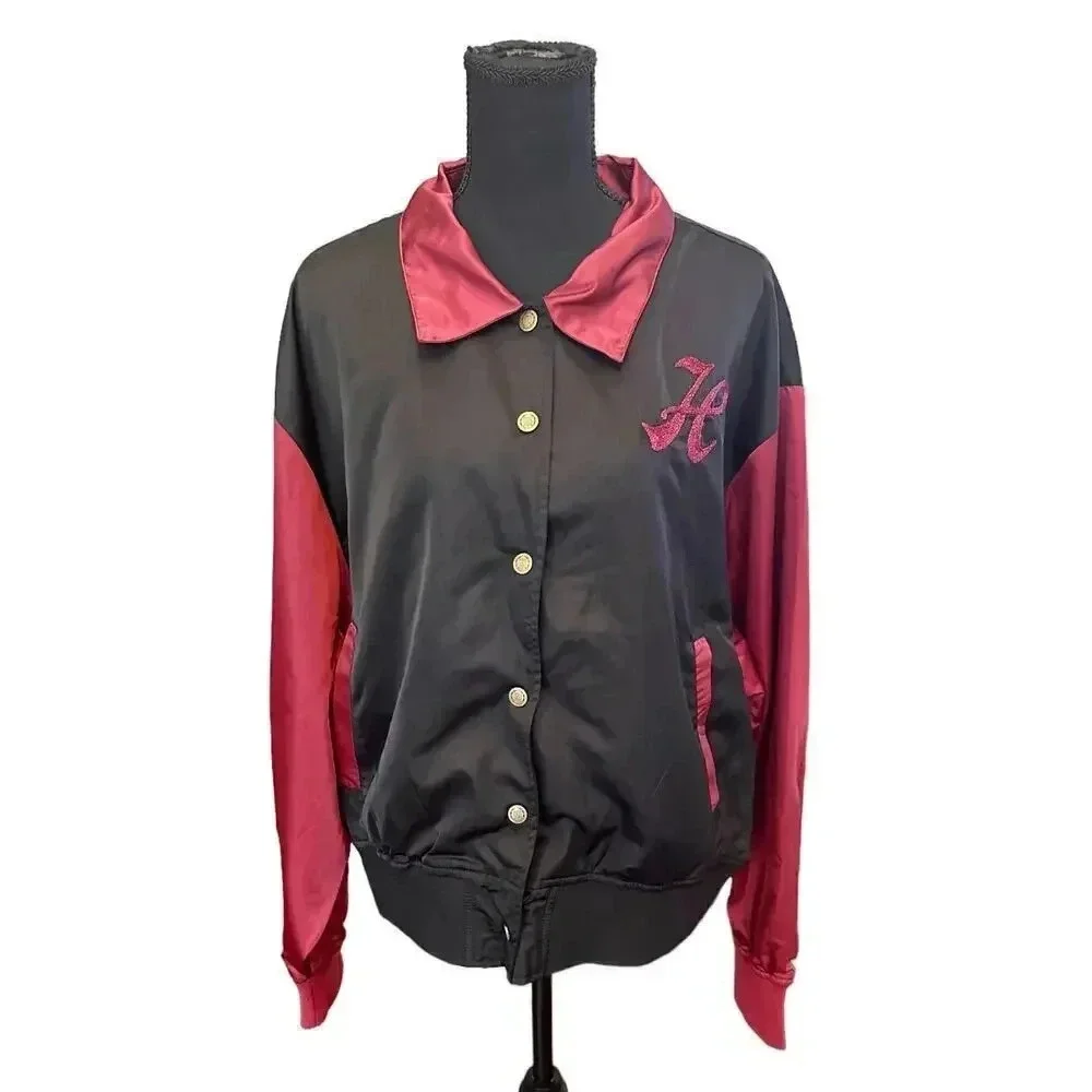 NWT Womens Honor The Gift Stadium Jacket 'Maroon’ - Picture 4 of 8